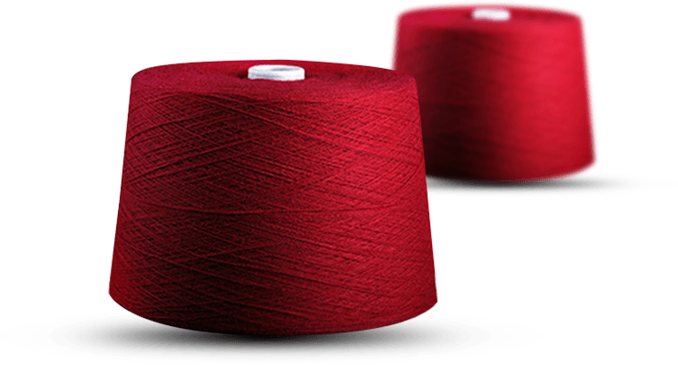 Benang poliester yang dicelup